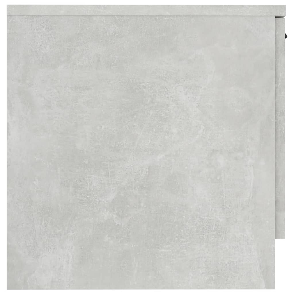 vidaXL Nachttisch Betongrau 40x39x40 cm