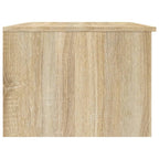 vidaXL Couchtisch Weiß und Sonoma-Eiche 102x50x36 cm Holzwerkstoff