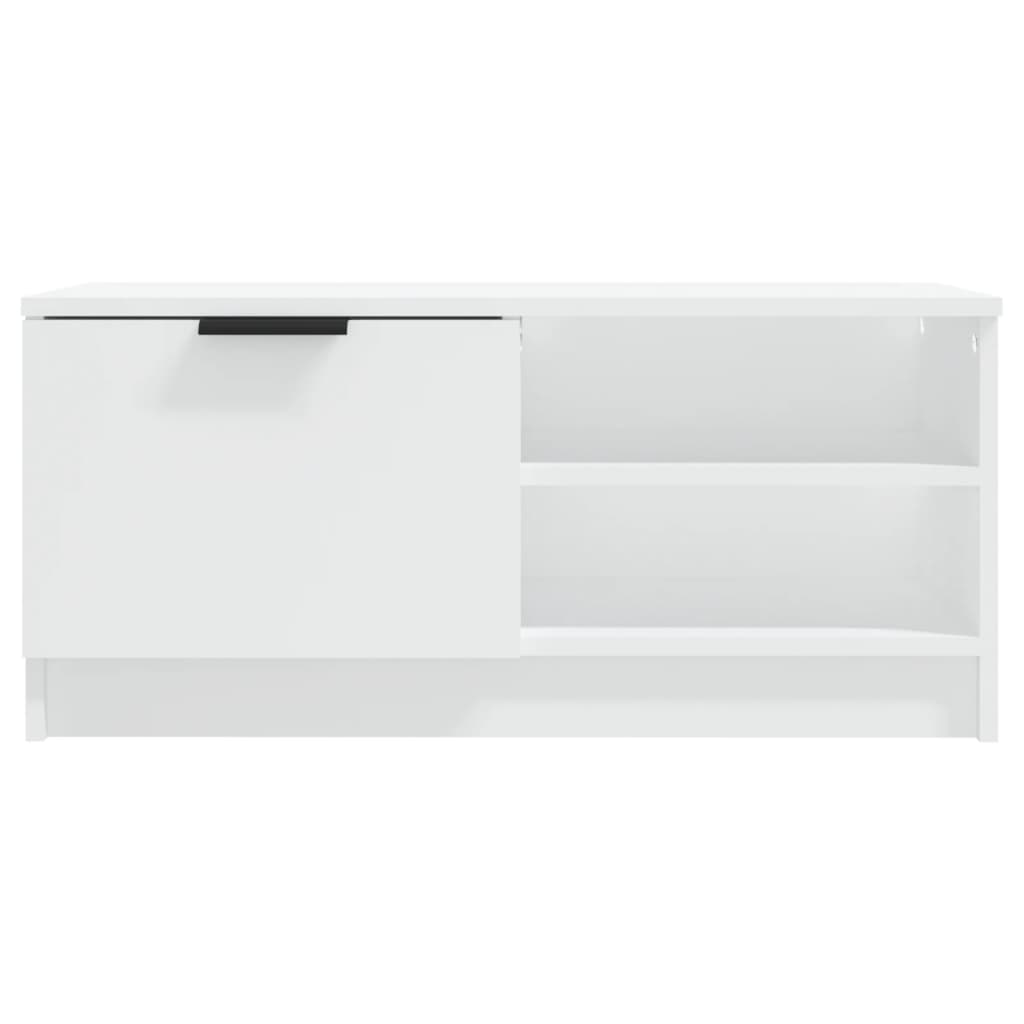 vidaXL TV-Schränke 2 Stk. Weiß 80x35x36,5 cm Holzwerkstoff