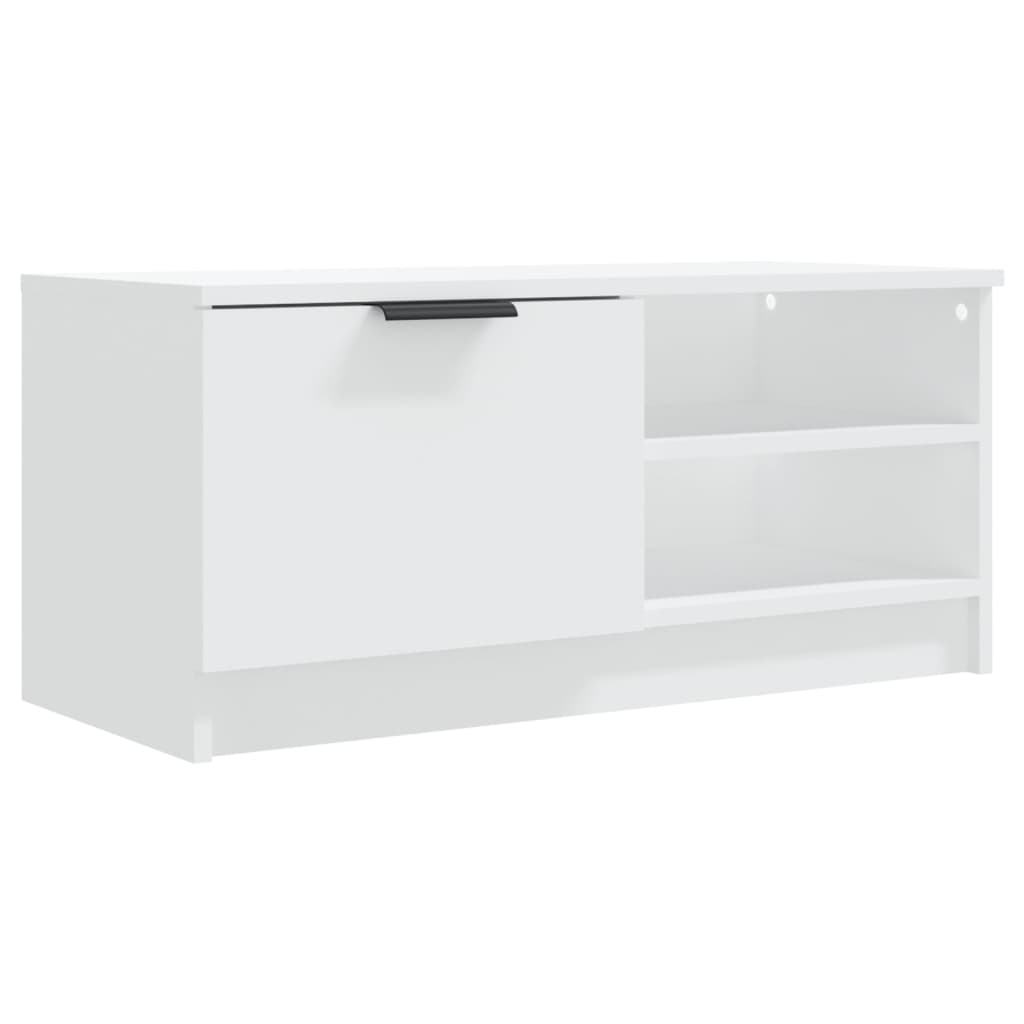 vidaXL TV-Schränke 2 Stk. Weiß 80x35x36,5 cm Holzwerkstoff