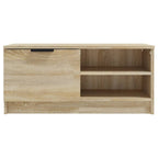 vidaXL TV-Schränke 2 Stk. Sonoma-Eiche 80x35x36,5 cm Holzwerkstoff