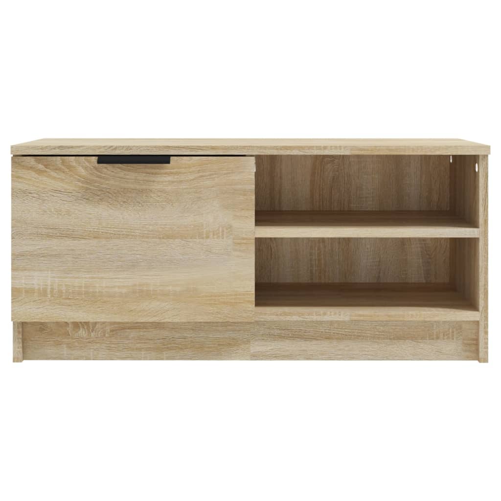vidaXL TV-Schränke 2 Stk. Sonoma-Eiche 80x35x36,5 cm Holzwerkstoff
