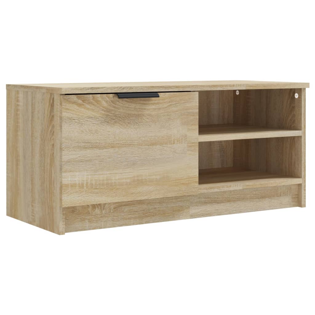 vidaXL TV-Schränke 2 Stk. Sonoma-Eiche 80x35x36,5 cm Holzwerkstoff