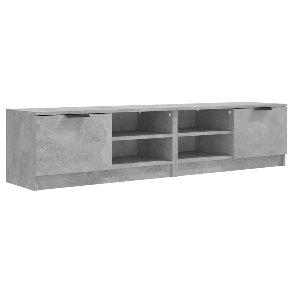 vidaXL TV-Schränke 2 Stk. Betongrau 80x35x36,5 cm Holzwerkstoff