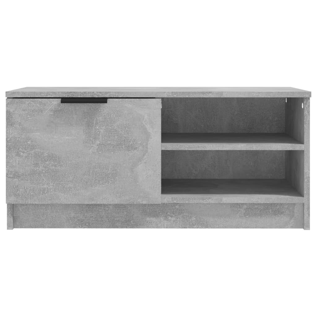 vidaXL TV-Schränke 2 Stk. Betongrau 80x35x36,5 cm Holzwerkstoff
