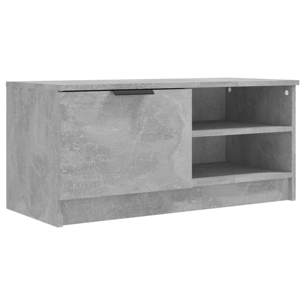 vidaXL TV-Schränke 2 Stk. Betongrau 80x35x36,5 cm Holzwerkstoff