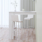 vidaXL Wand-Bartisch Weiß 102x45x103,5 cm Holzwerkstoff