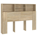 vidaXL Kopfteilschrank Sonoma-Eiche 140 x 19 x 103,5 cm