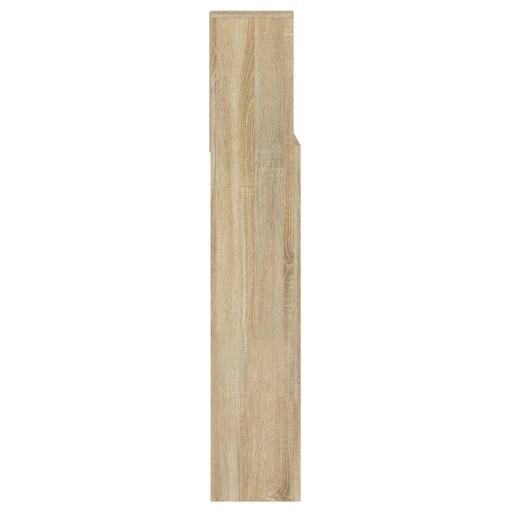 vidaXL Kopfteilschrank Sonoma-Eiche 140 x 19 x 103,5 cm