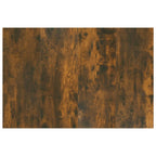 vidaXL Kopfteil Räuchereiche 120x1,5x80 cm Holzwerkstoff