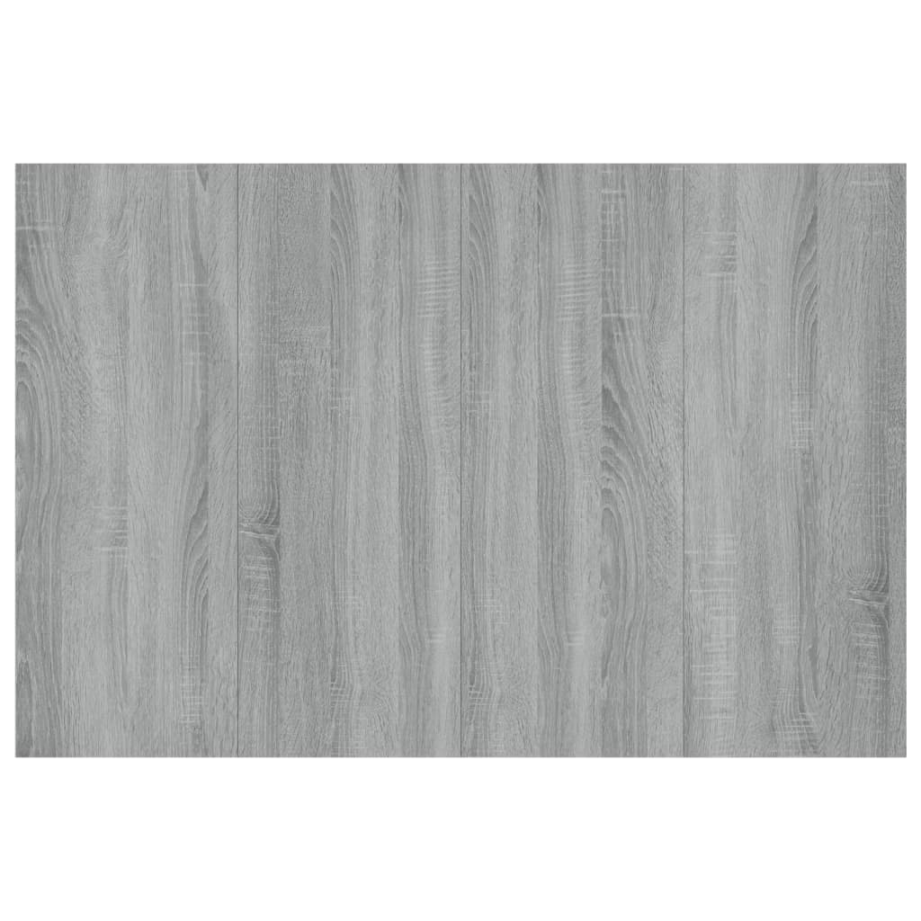 vidaXL Kopfteil Grau Sonoma 120x1,5x80 cm Holzwerkstoff