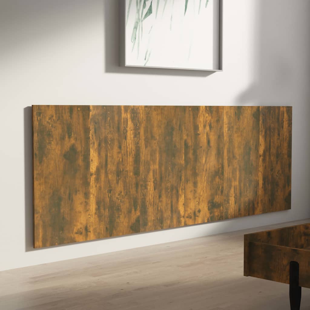 vidaXL Wand Kopfteil Räuchereiche 240x1,5x80 cm Holzwerkstoff