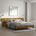 vidaXL Wand Kopfteil Räuchereiche 240x1,5x80 cm Holzwerkstoff