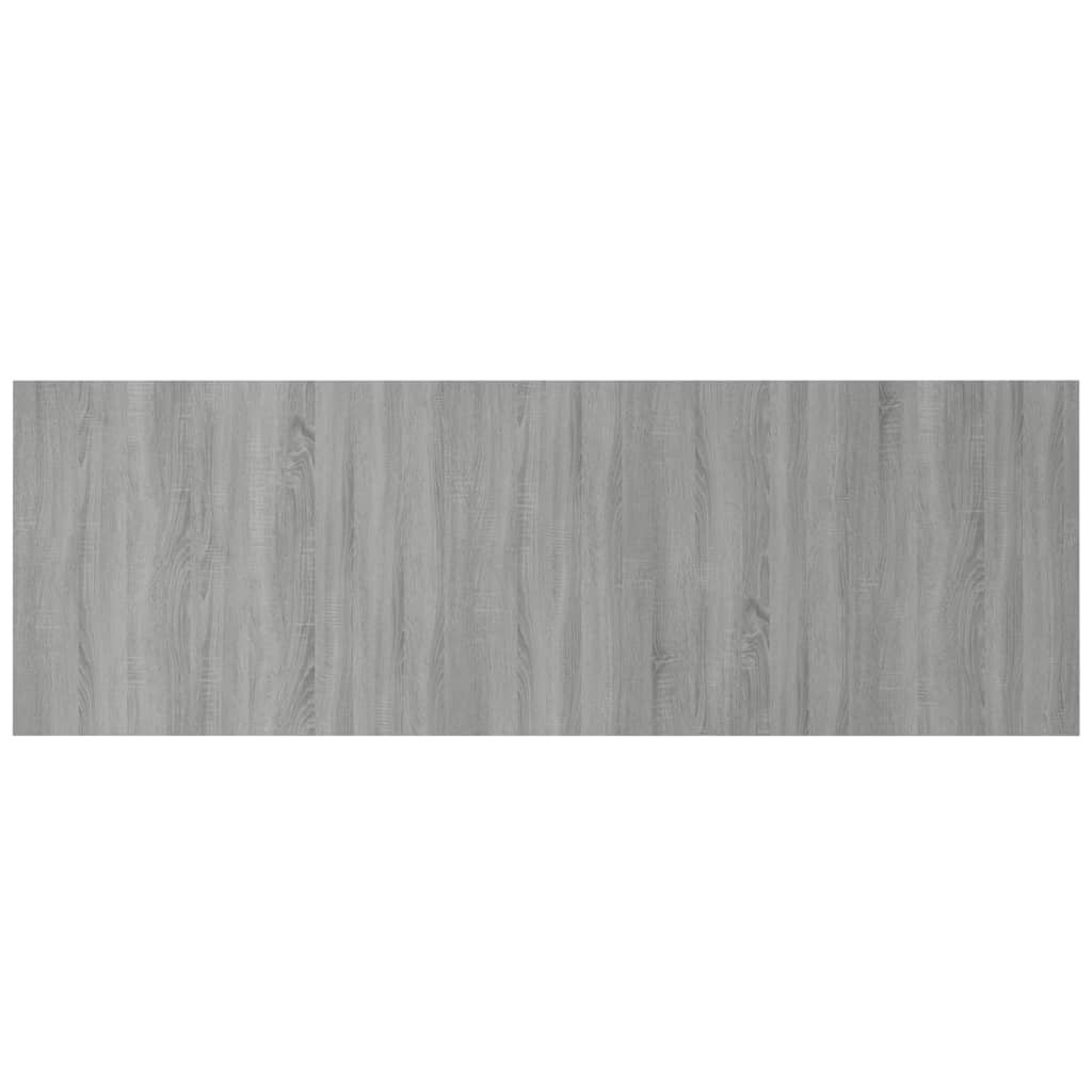 vidaXL Wand Kopfteil Grau Sonoma 240x1,5x80 cm Holzwerkstoff