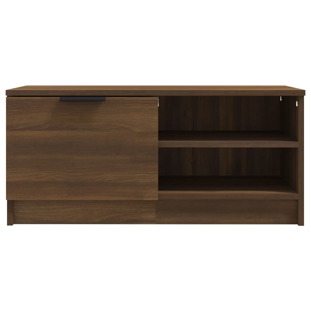 vidaXL TV-Schränke 2Stk. Braun Eichen-Optik 80x35x36,5cm Holzwerkstoff