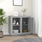 vidaXL Sideboard Grau Sonoma 80x40x75 cm