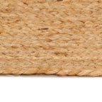 vidaXL Teppich Jute Geflochten 180 cm Rund
