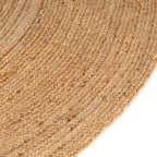 vidaXL Teppich Jute Geflochten 180 cm Rund