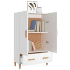 vidaXL Highboard Weiß 70x31x115 cm Holzwerkstoff