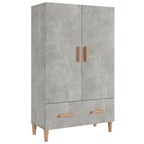 vidaXL Highboard Betongrau 70x31x115 cm Holzwerkstoff