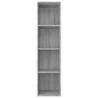 vidaXL Bücherschrank/TV-Schrank Grau Sonoma 36x30x143 cm Holzwerkstoff