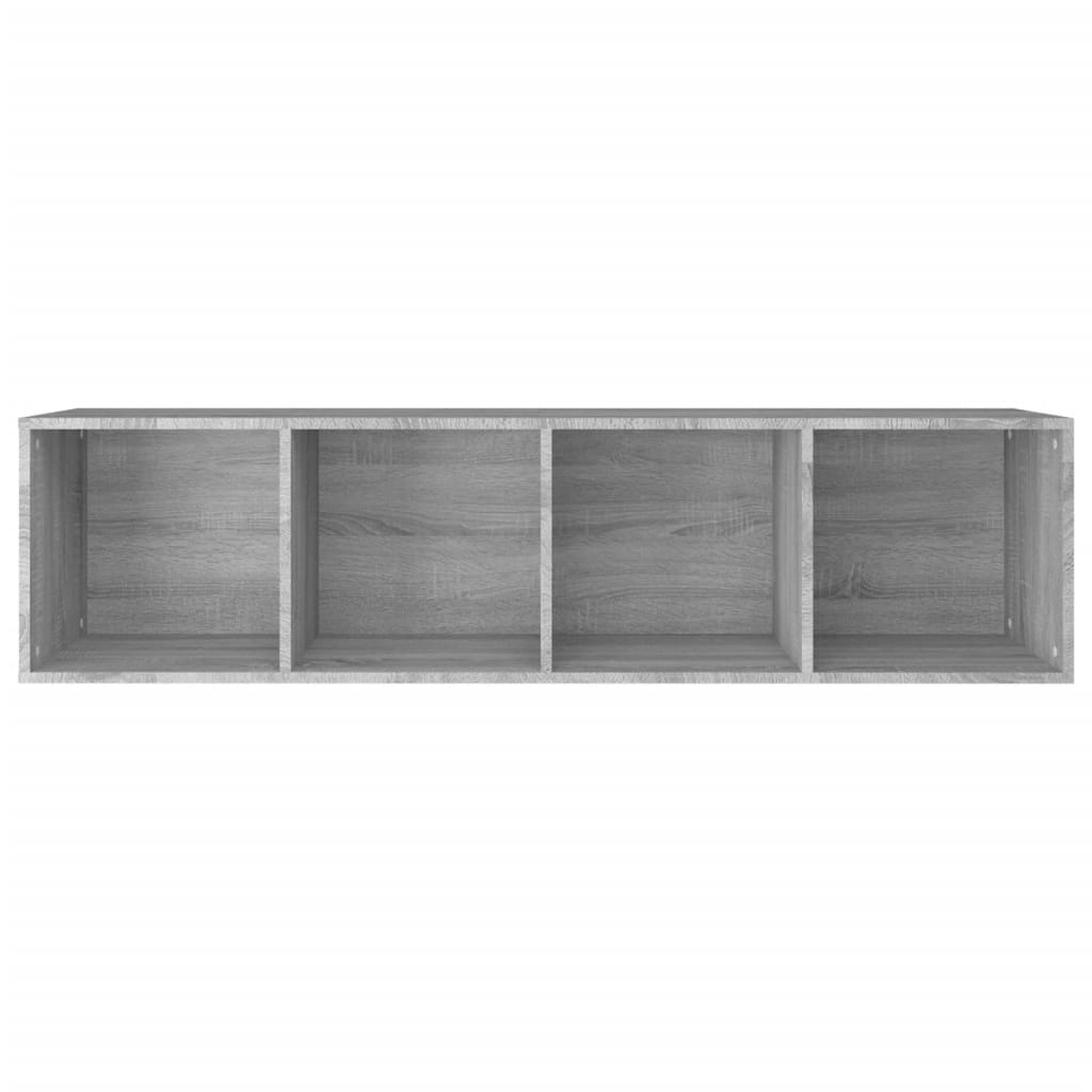 vidaXL Bücherschrank/TV-Schrank Grau Sonoma 36x30x143 cm Holzwerkstoff