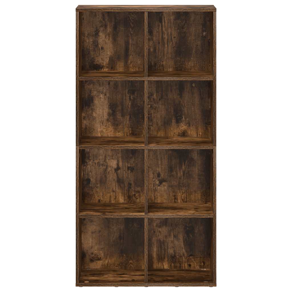 vidaXL Bücherregal/Sideboard Räuchereiche 66×30×130 cm Holzwerkstoff