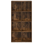 vidaXL Bücherregal/Sideboard Räuchereiche 66×30×130 cm Holzwerkstoff