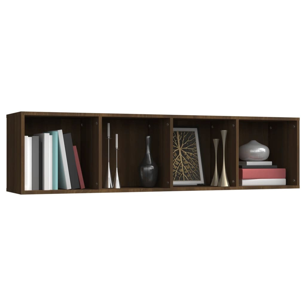 vidaXL Bücherschrank/TV-Schrank Eichen-Optik 143x30x36cm Holzwerkstoff