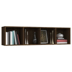 vidaXL Bücherschrank/TV-Schrank Eichen-Optik 143x30x36cm Holzwerkstoff