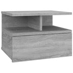 vidaXL Nachttisch 2Stk. Hängend Grau Sonoma 40x31x27 cm Holzwerkstoff