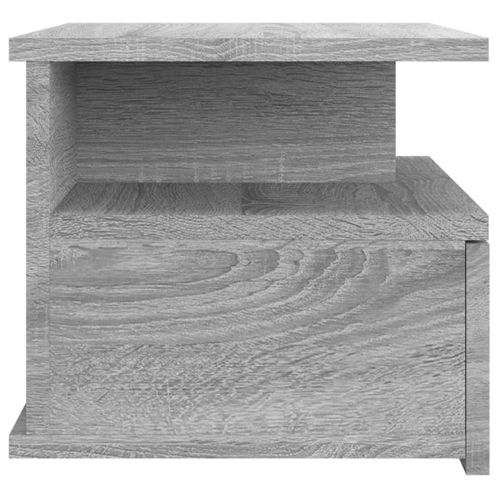 vidaXL Nachttisch 2Stk. Hängend Grau Sonoma 40x31x27 cm Holzwerkstoff