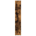 vidaXL CD-Regale 2 Stk. Räuchereiche 21x16x93,5 cm Holzwerkstoff