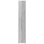vidaXL CD-Regale 2 Stk. Grau Sonoma 21x16x93,5 cm Holzwerkstoff