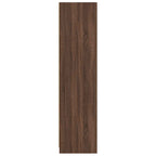 vidaXL Kleiderschrank Braun Eiche-Optik 100x50x200 cm Holzwerkstoff