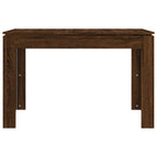 vidaXL Esstisch Braun Eichen-Optik 120x60x76 cm Holzwerkstoff