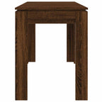 vidaXL Esstisch Braun Eichen-Optik 120x60x76 cm Holzwerkstoff