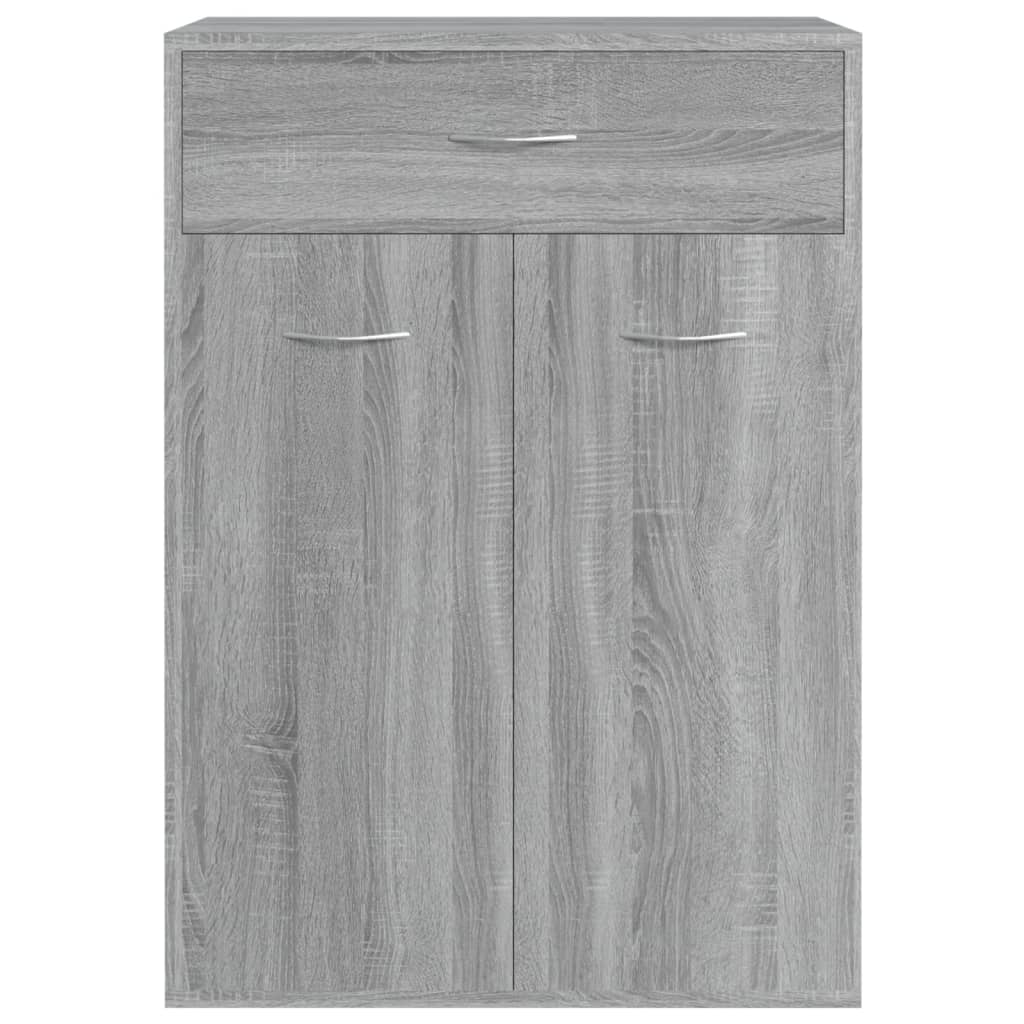 vidaXL Schuhschrank Grau Sonoma 60x35x84 cm Holzwerkstoff