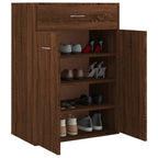 vidaXL Schuhschrank Braun Eichen-Optik 60x35x84 cm Holzwerkstoff