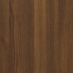 vidaXL Bücherregal 5 Fächer Braun Eichen-Optik 60x24x175 Holzwerkstoff