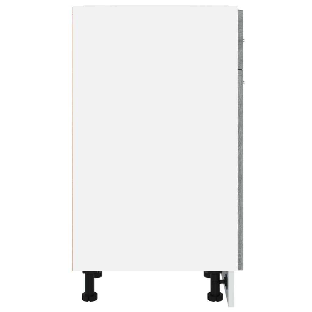 vidaXL Unterschrank mit Schublade Lyon Grau Sonoma 30x46x81,5 cm