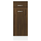 vidaXL Unterschrank mit Schublade Lyon Braun Eichen-Optik 30x46x81,5 cm