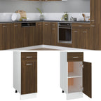 vidaXL Unterschrank mit Schublade Lyon Braun Eichen-Optik 30x46x81,5 cm