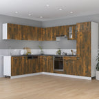 vidaXL Küchenschrank Lyon Räuchereiche 75,5x75,5x81,5 cm Holzwerkstoff