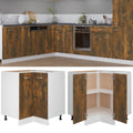 vidaXL Küchenschrank Lyon Räuchereiche 75,5x75,5x81,5 cm Holzwerkstoff
