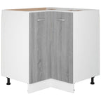 vidaXL Küchenschrank Lyon Grau Sonoma 75,5x75,5x81,5 cm Holzwerkstoff