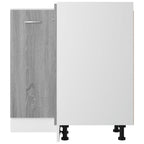 vidaXL Küchenschrank Lyon Grau Sonoma 75,5x75,5x81,5 cm Holzwerkstoff