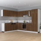 vidaXL Küchenschrank Braun Eichen-Optik 75,5x75,5x81,5cm Holzwerkstoff