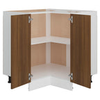 vidaXL Küchenschrank Braun Eichen-Optik 75,5x75,5x81,5cm Holzwerkstoff