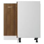 vidaXL Küchenschrank Braun Eichen-Optik 75,5x75,5x81,5cm Holzwerkstoff